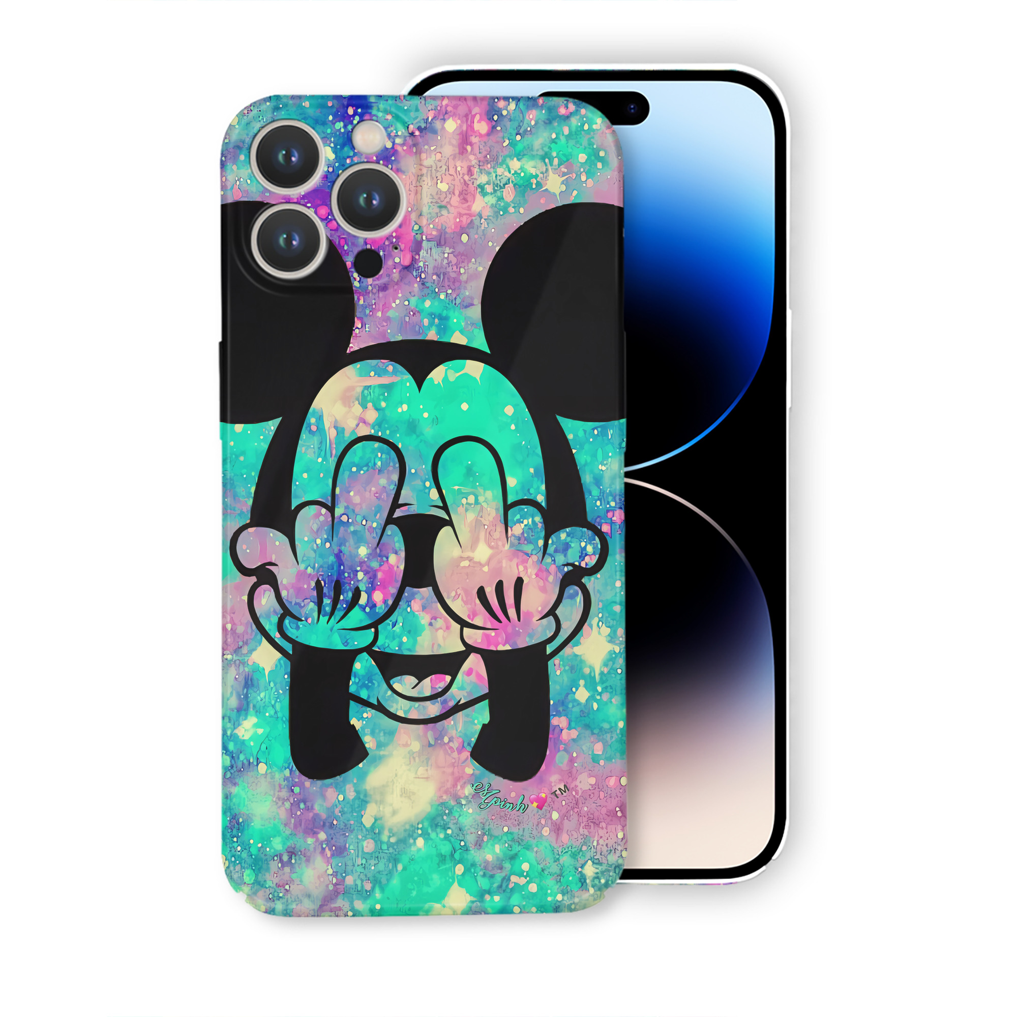 （画像用） ミッキーマウス Mickey Mouse 【iPhone 14シリーズ対応】ハードケース